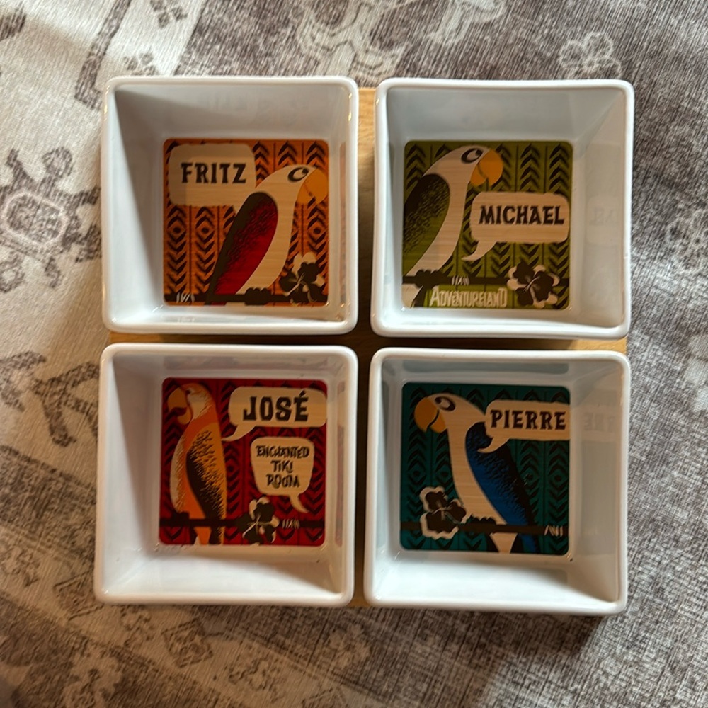 Disney Enchanted Tiki Room Appetizer Bowls - Picture 1 of 7